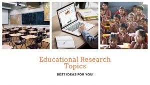 research topics in educational research