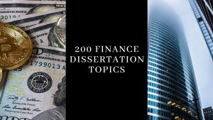 corporate finance investments dissertation topics