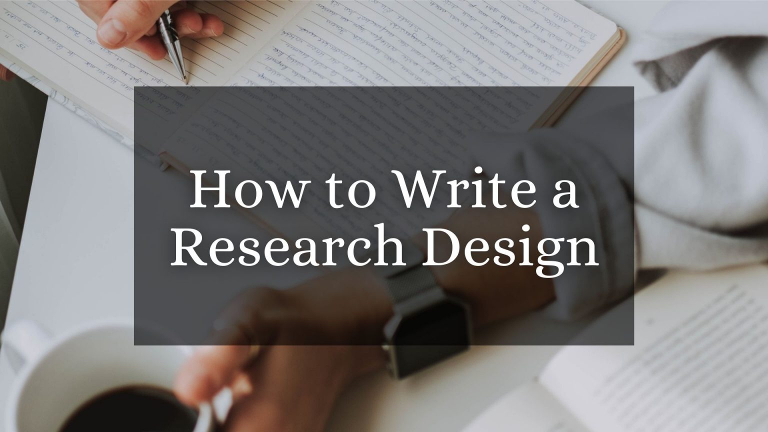 example of how to write a research design