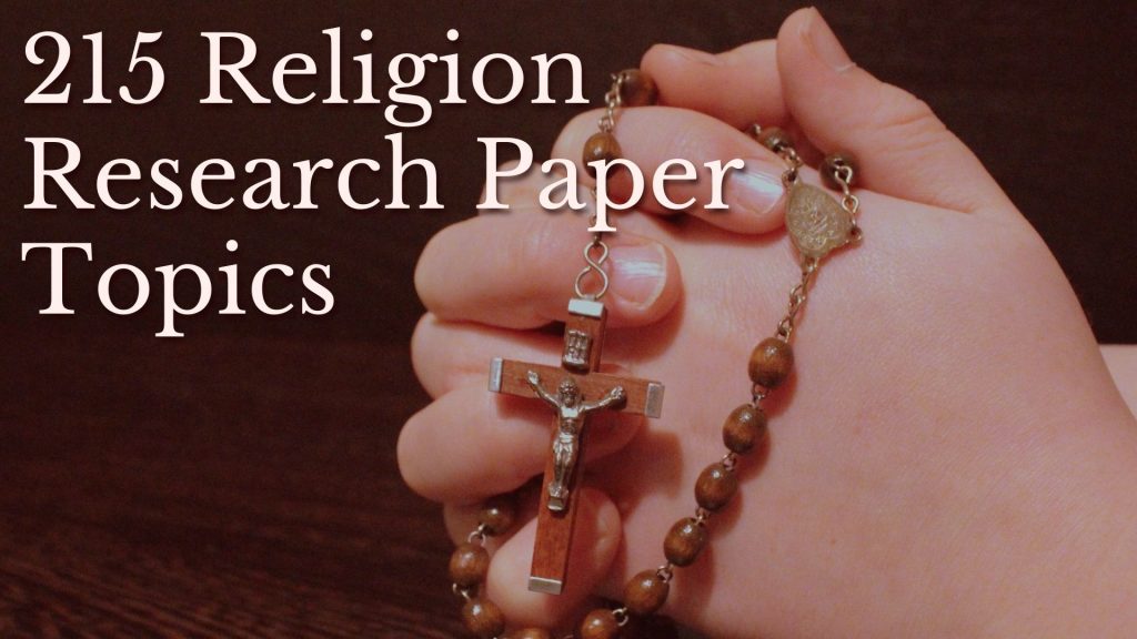 topics for research in religious studies