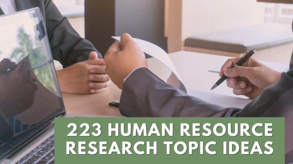 term paper topics for human resource
