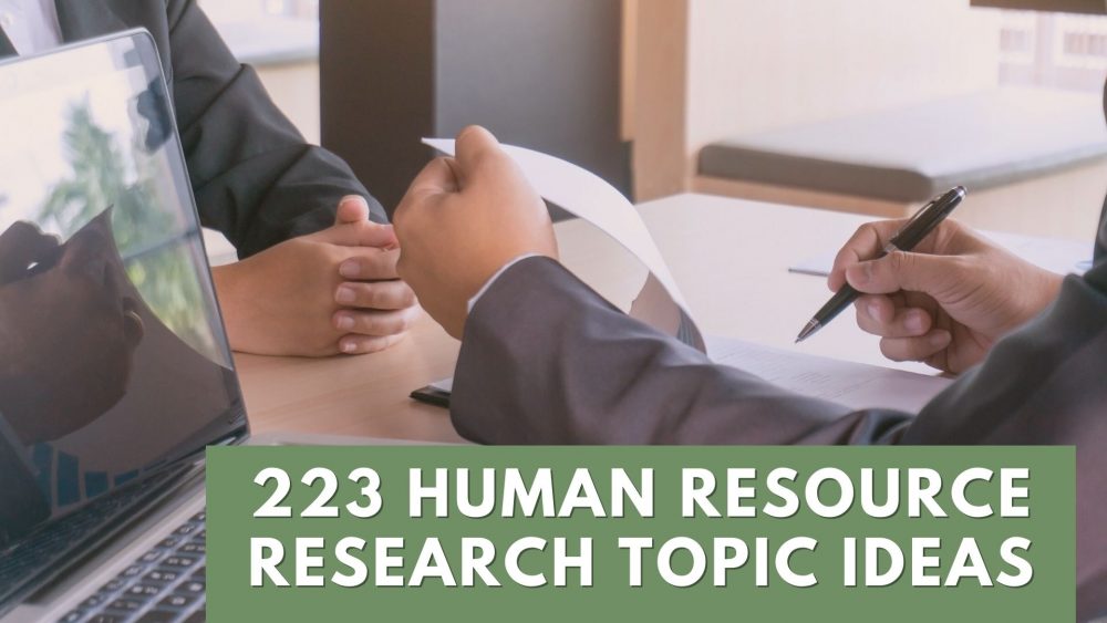 human resource research topic