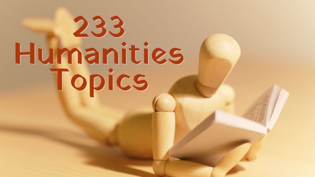 humanities topics for essay