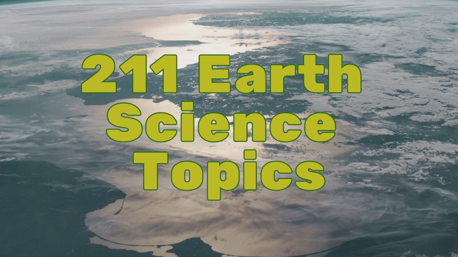 earth science research topics for middle school