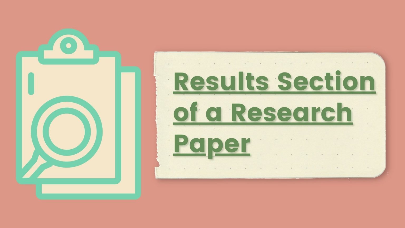 purpose of results section in research paper
