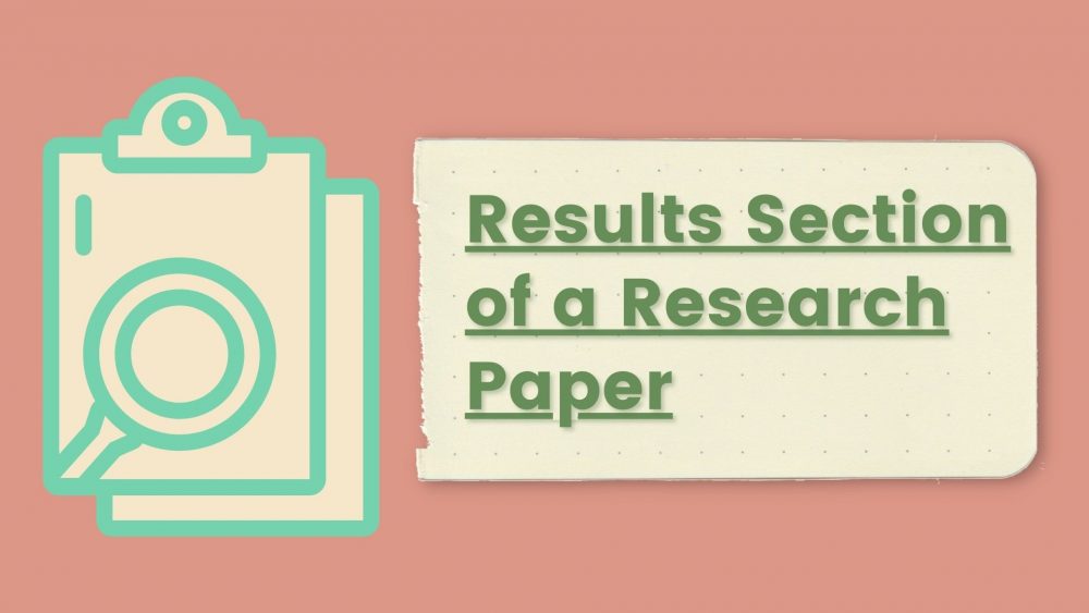 results section of a research paper