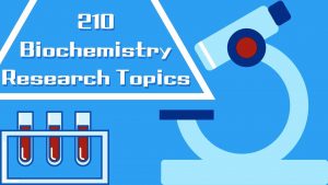biochemistry research topics for high school