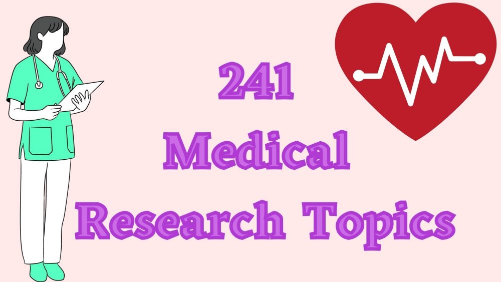 241 Medical Research Topics: Original Ideas List