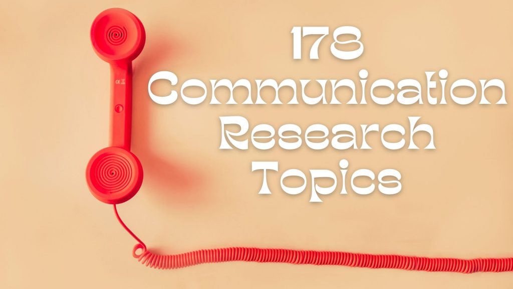 research topics media communication