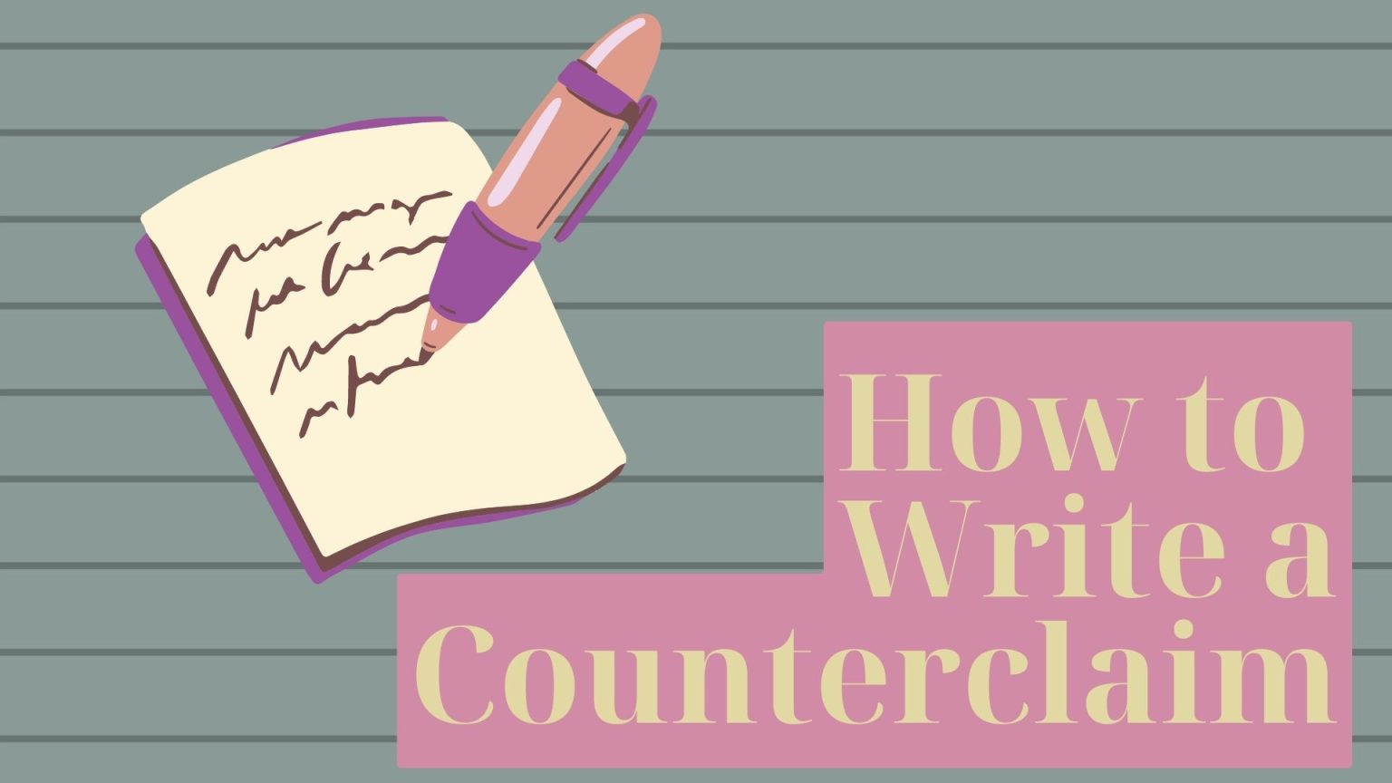 what does counterclaim mean in a essay